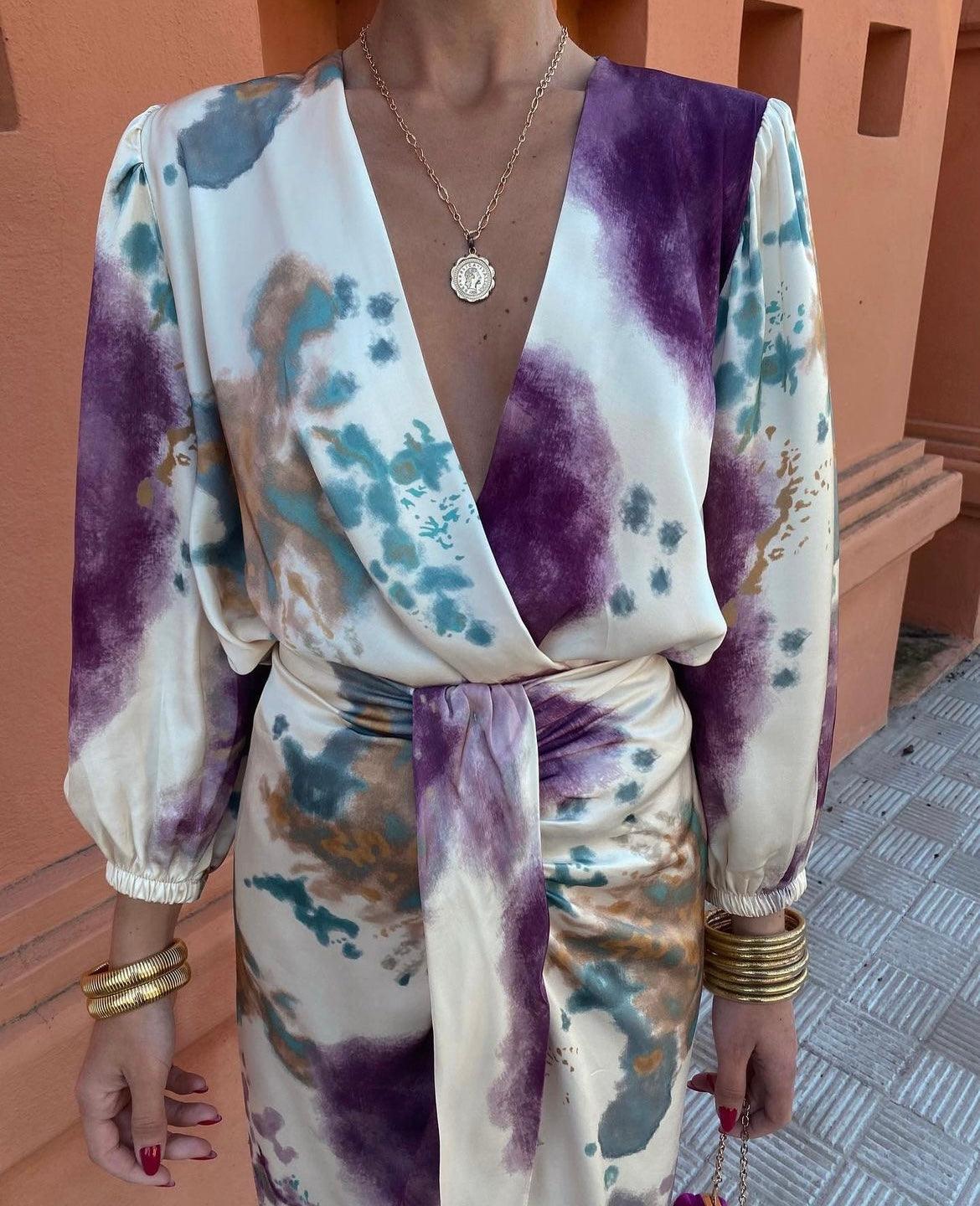 Vestido con escote en V «Vera»