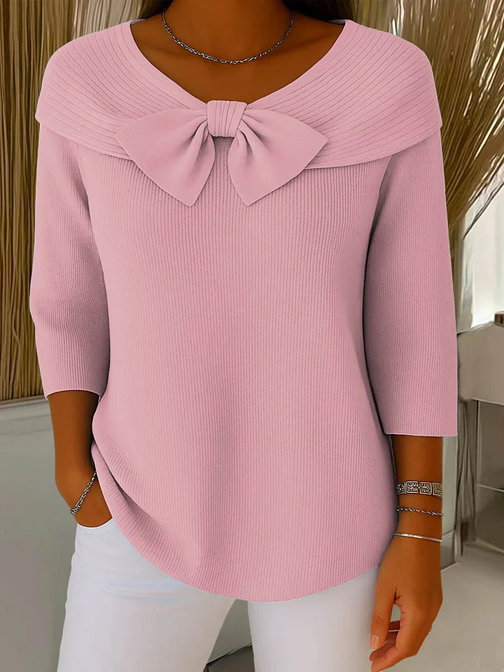 Jersey con lazo decorativo «Sofía»