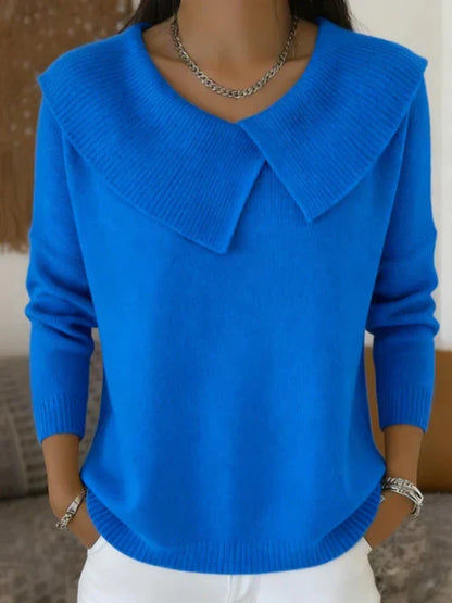 Jersey con cuello solapa «Marlene»