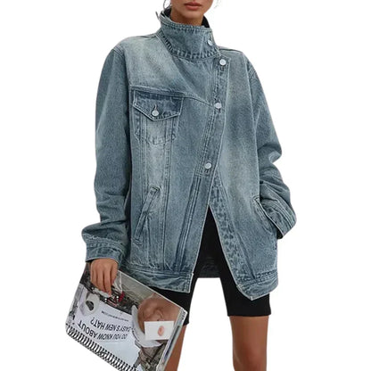 Chaqueta vaquera asimétrica «Cleo»