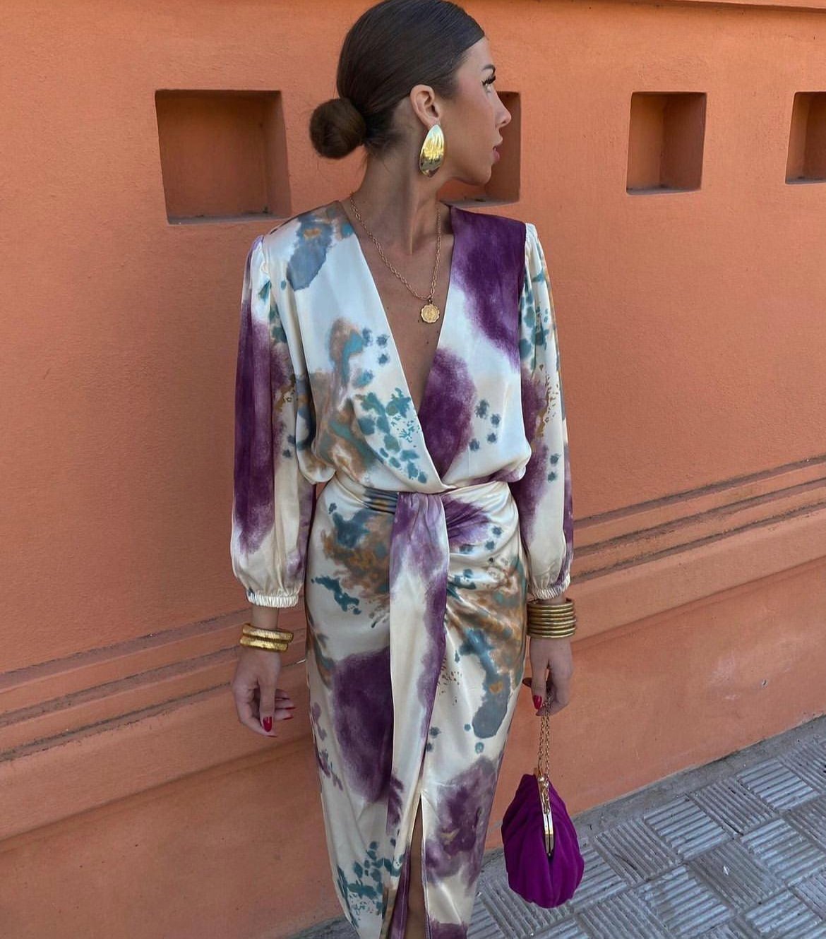 Vestido con escote en V «Vera»