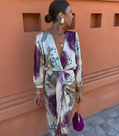 Vestido con escote en V «Vera»