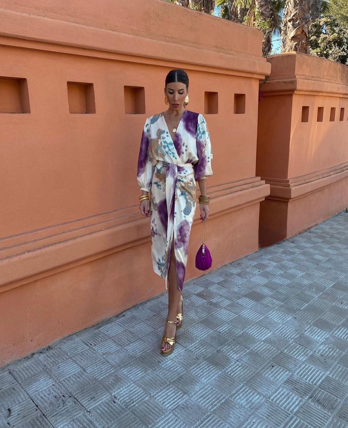 Vestido con escote en V «Vera»