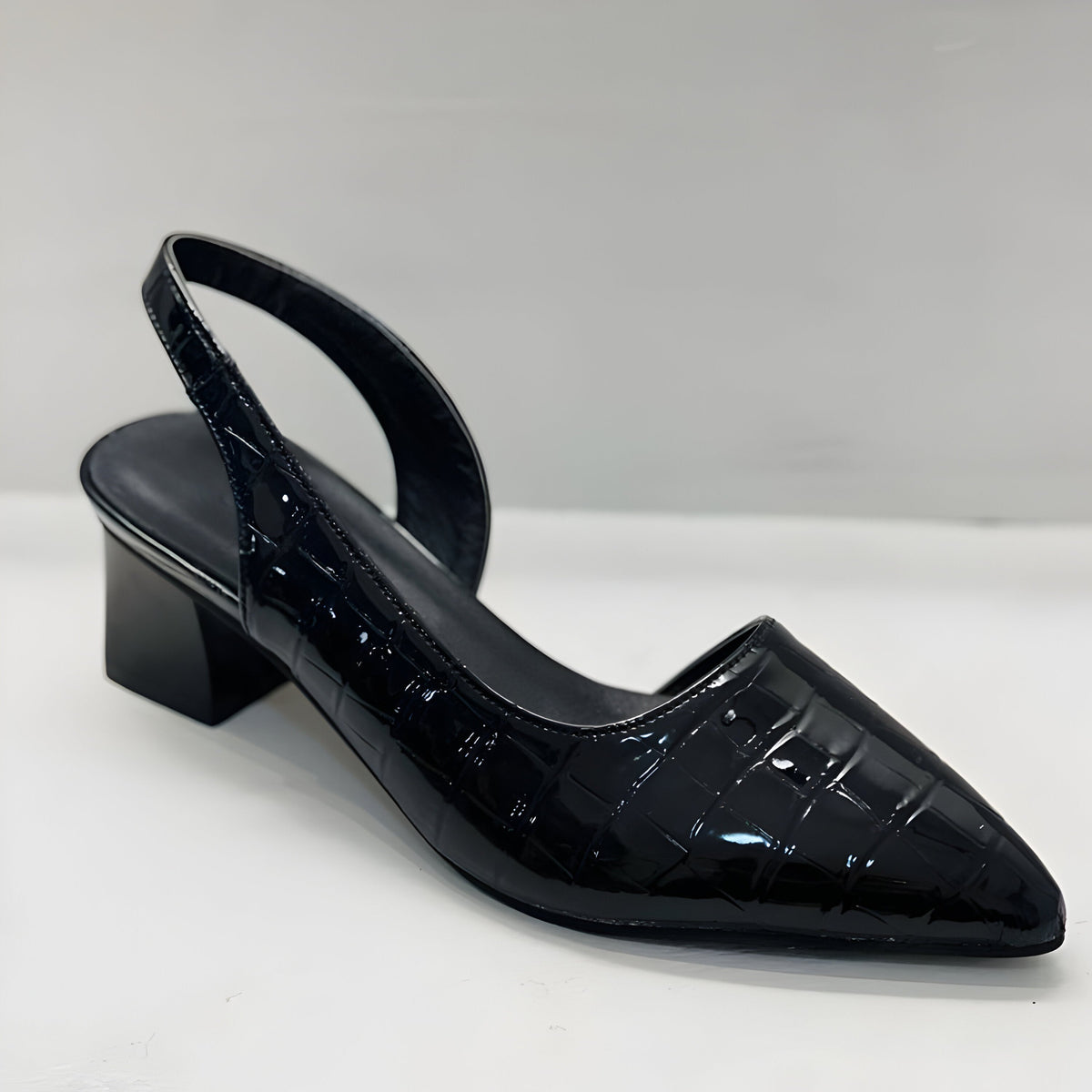 Zapatos destalonados de tacón ancho «Lynn»