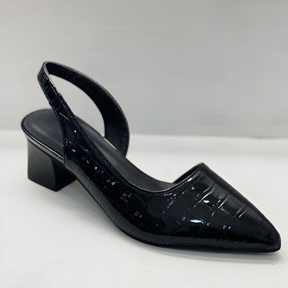 Zapatos destalonados de tacón ancho «Lynn»