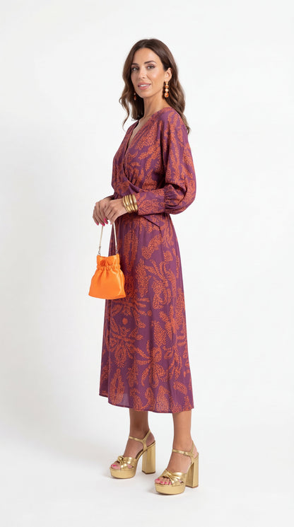 Vestido midi estampado «Isabela»