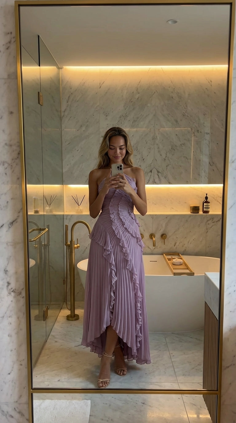 Vestido de volantes «Isadora»