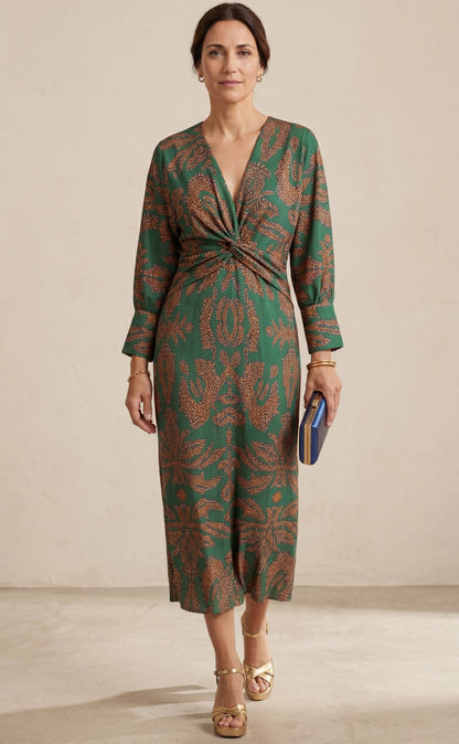 Vestido midi estampado «Isabela»