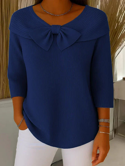 Jersey con lazo decorativo «Sofía»