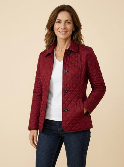 Chaqueta acolchada ligera «Candela» en color rojo