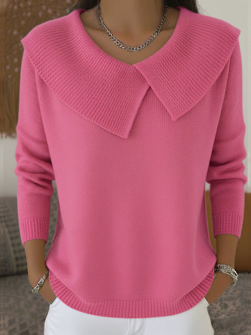 Jersey con cuello solapa «Marlene»