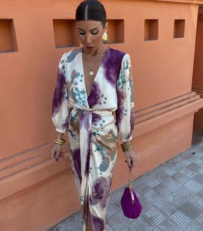 Vestido con escote en V «Vera»