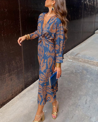 Vestido midi estampado «Isabela»