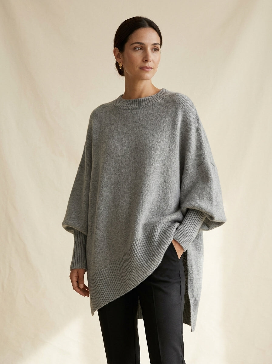 Jersey oversize suave Adela, vista frontal